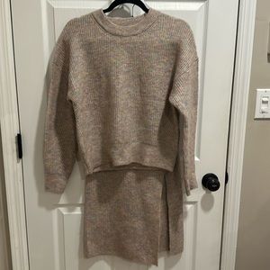 Sweater and midi skirt set